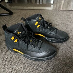 Jordan 12 Black Taxi Mens Size  11